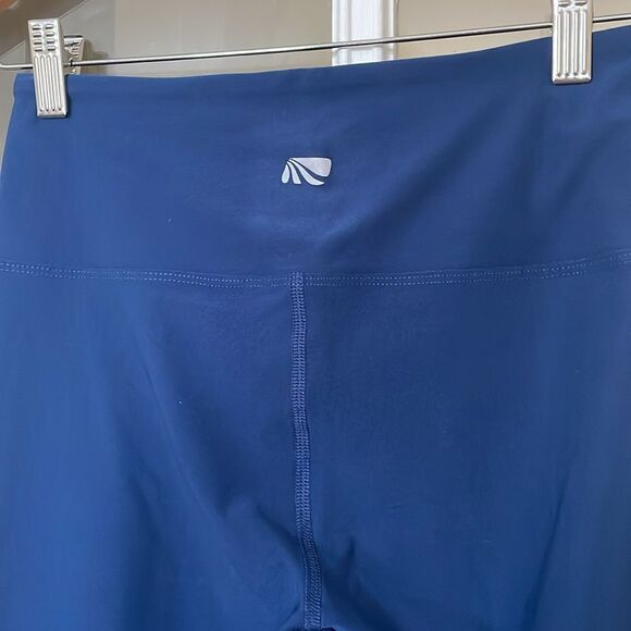 3/$15 MARIKA navy blue women’s yoga workout exercise pants mesh legging size M - Picture 11 of 11
